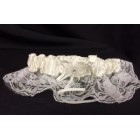 Ivory Garter with Lace for Wedding Reception 